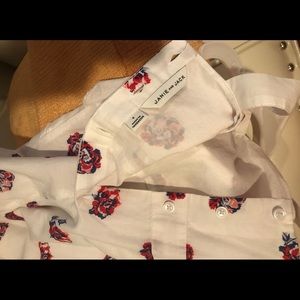 Janie and Jack flower jump suit